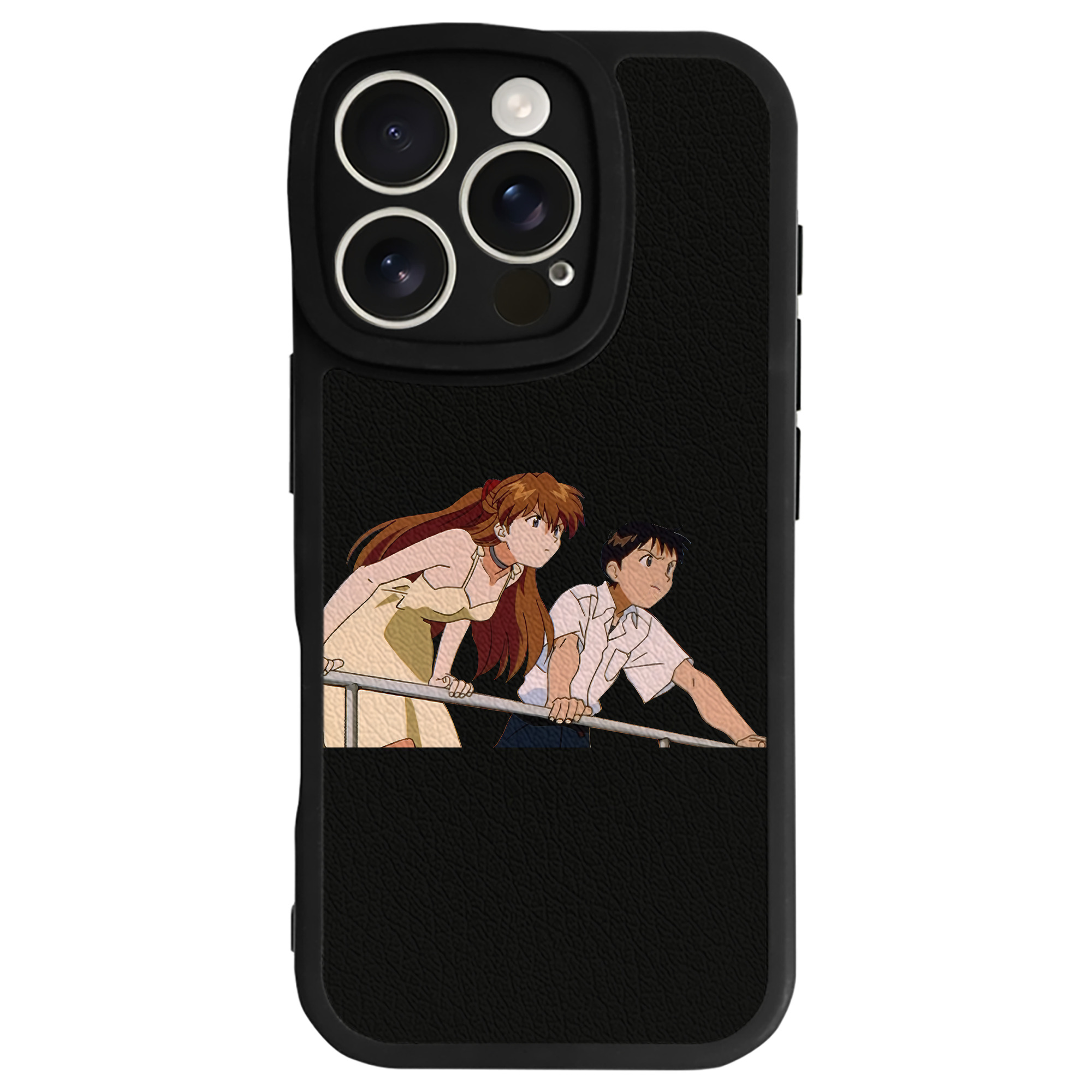 （画像用） EVA 新世紀エヴァンゲリオン 【iPhone 16シリーズ対応】シリコンスマホケース（レザー調） 材質：シリコン